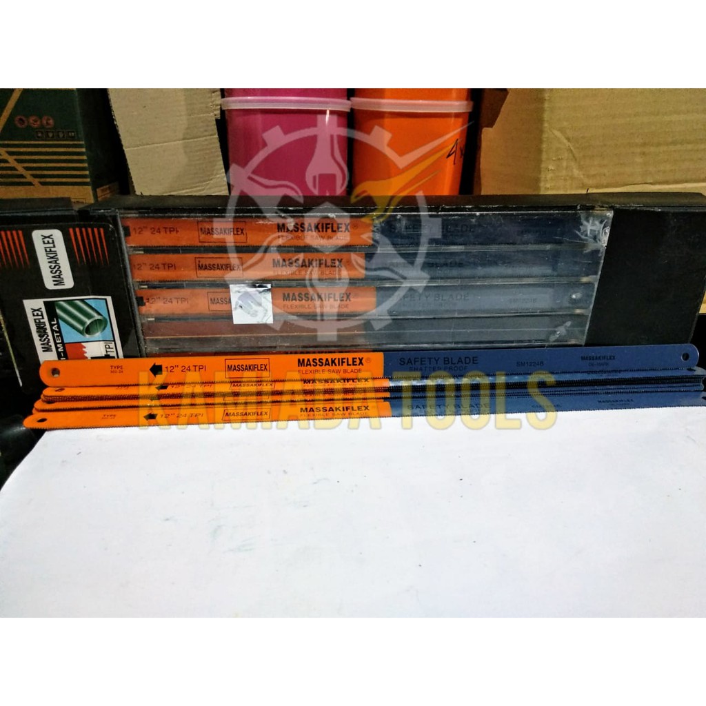 Mata Gergaji Besi 12"/ Hacksaw Blade 12" x 24TPI MASSAKI