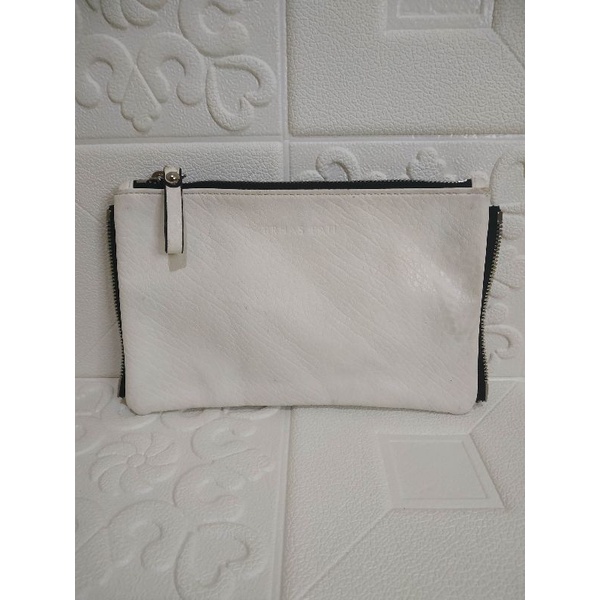 Dompet Clutch BRHAS PATI Putih Preloved