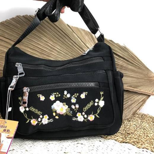 ➹ Tas Selempang Chibao ORI bordir bunga 7133 import ♡