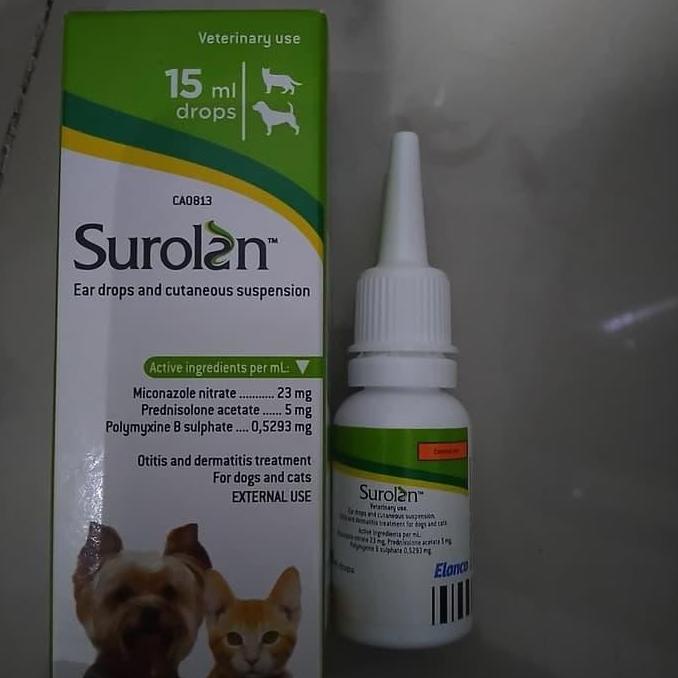 promo| OBAT TETES TELINGA EAR MITE DERMATITIS KUCING ANJING SUROLAN-SUROLAN | Obat & Vitamin