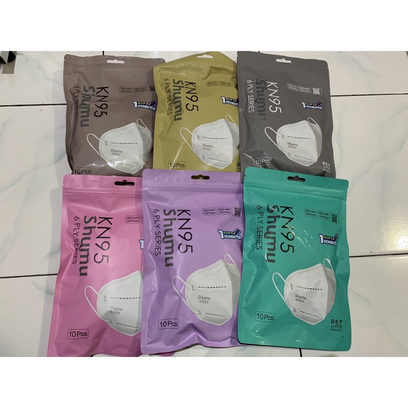MASKER KN95 SHUMU 6 PLY SERIES