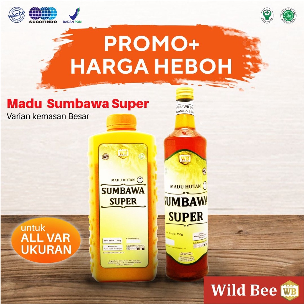 

Madu Sumbawa Super kemasan jumbo / Lebah Apis Dorsata -Garansi Murni & Asli 100%