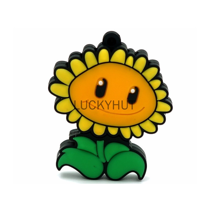 Pendrive 128GB 8GB 16GB 32GB 64GB Real Capacity 1TB 2TB Plant Vs Zombies the Same Sunflower Pendrive