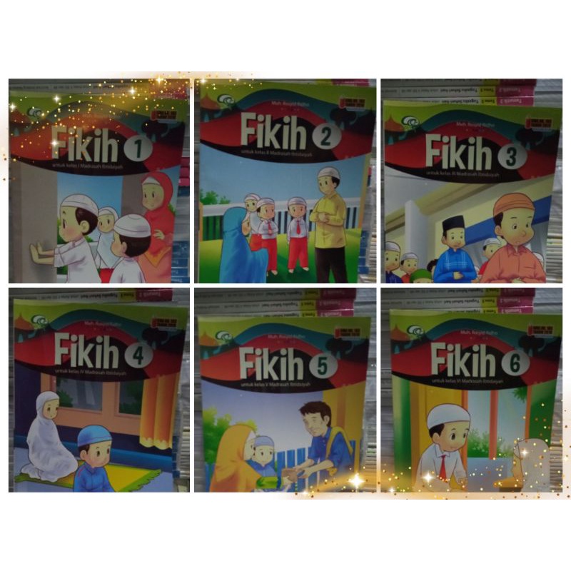 Buku fikih aqila tiga serangkai terbaru kls 1,2,3,4,5,6 ready