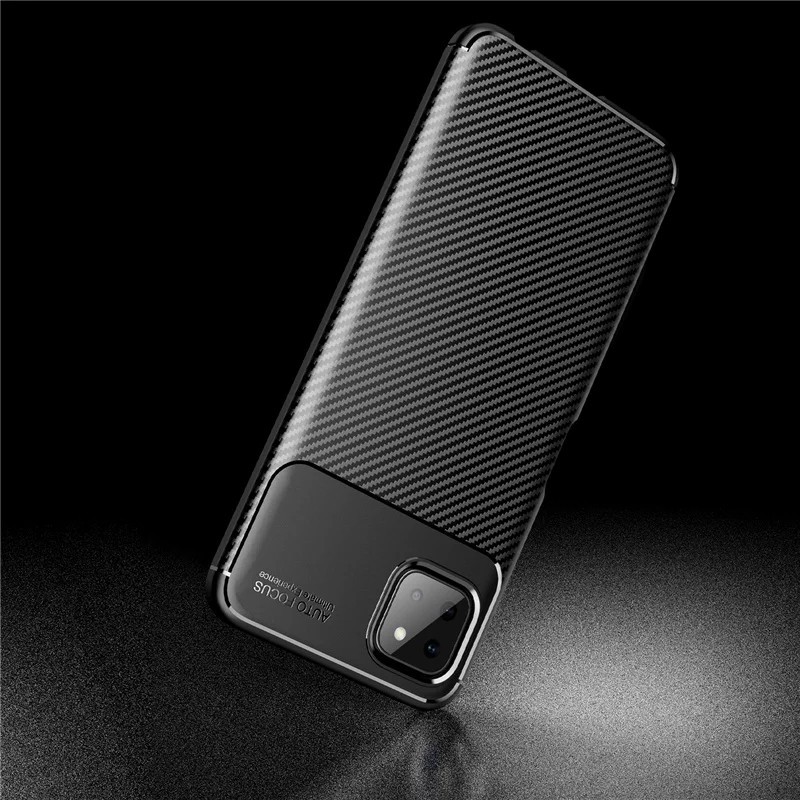 Case Samsung Galaxy A22 5G Shockproof Softcase Carbon Samsung A22 5G