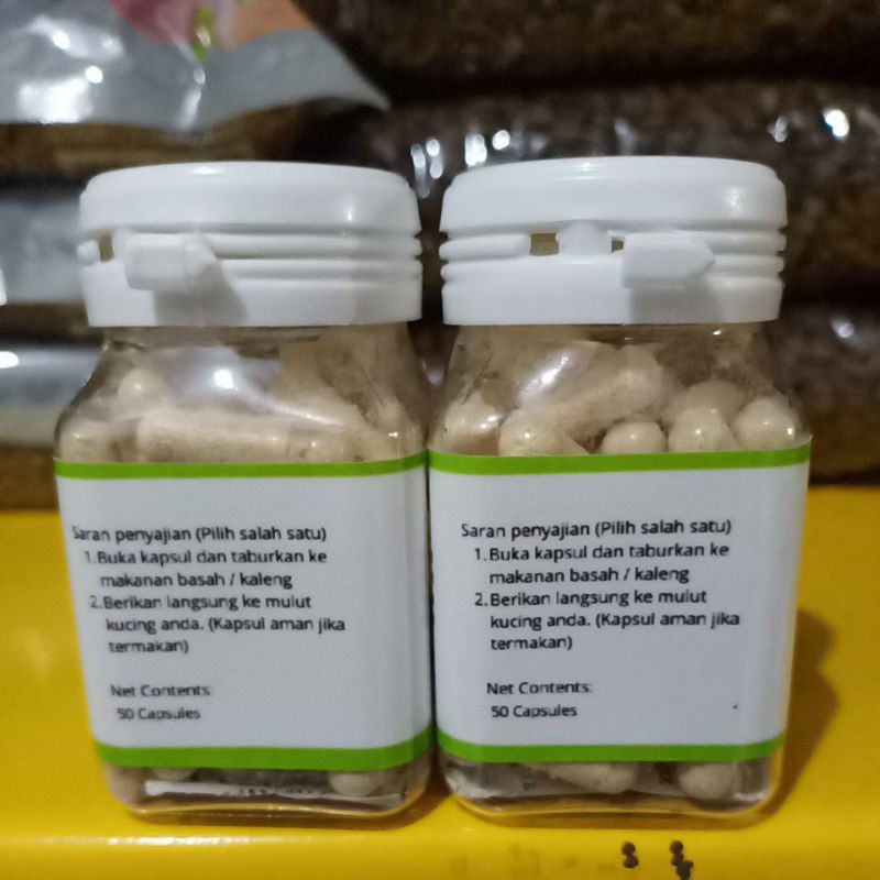 immune support cat vitamin kucing isi 50 kapsul