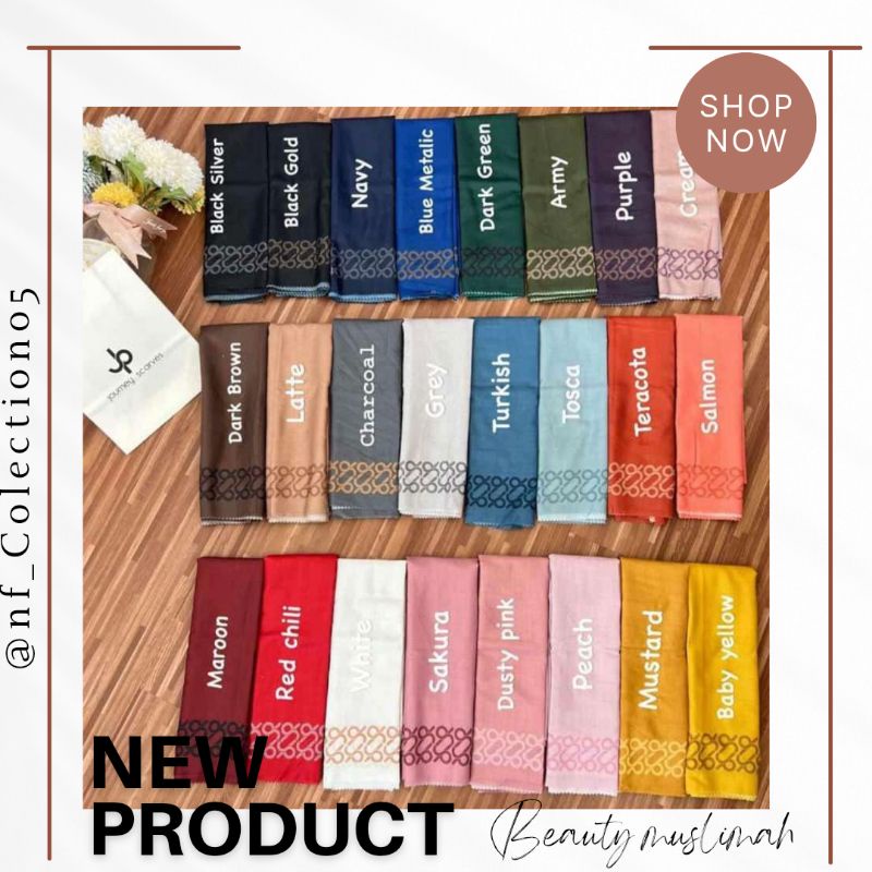 TERMURAH  Alma series by journey || hijab segiempat voal ultrafhine shiny ori by journey scarves || 