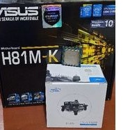 Paket Core i5 Gen 4 ( Mobo Asus H81 + Proc Core i5 4570 )