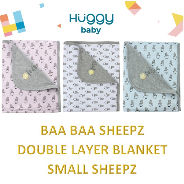 Baa Baa Sheepz DOUBLE Layer Blanket Selimut Bayi SMALL SHEEPZ BK-DL