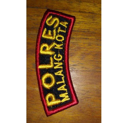 Bordir Timbul Polres Malang Kota