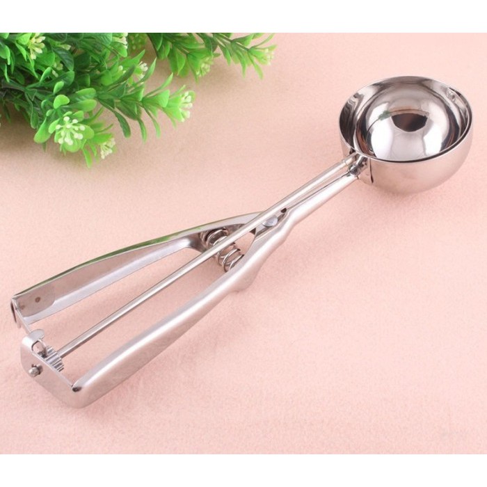 sendok scoop ice cream stainless steel es krim dessert Sendok Es Krim