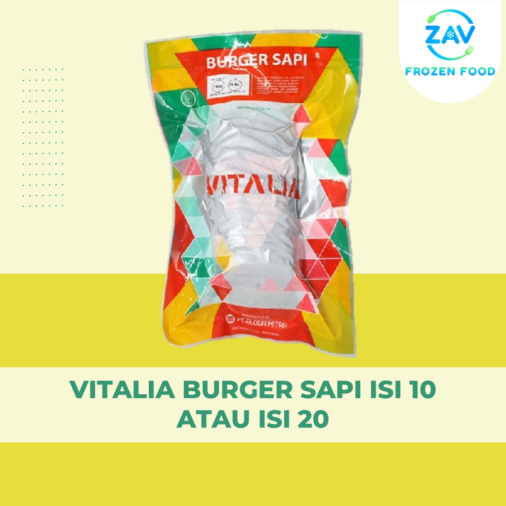 

VITALIA BURGER SAPI ISI 10 ATAU 20