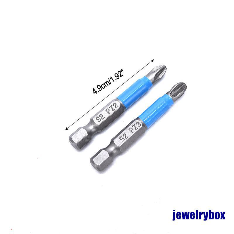 12 Pcs / Set Mata Obeng Hex Shank Ph 50mm Untuk Listrik