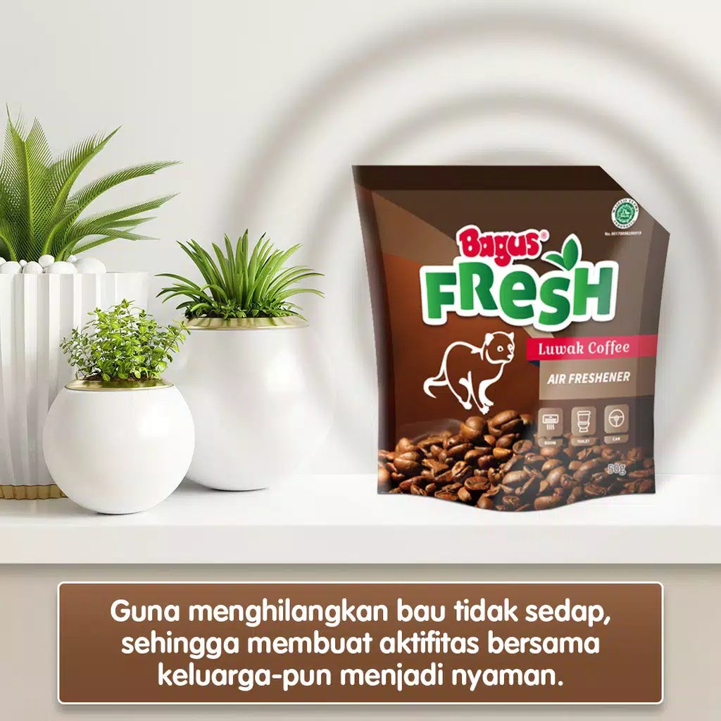 Bagus FRESH Air Freshener Pouch 50g - Pengharum Ruangan Wangi  All Variant