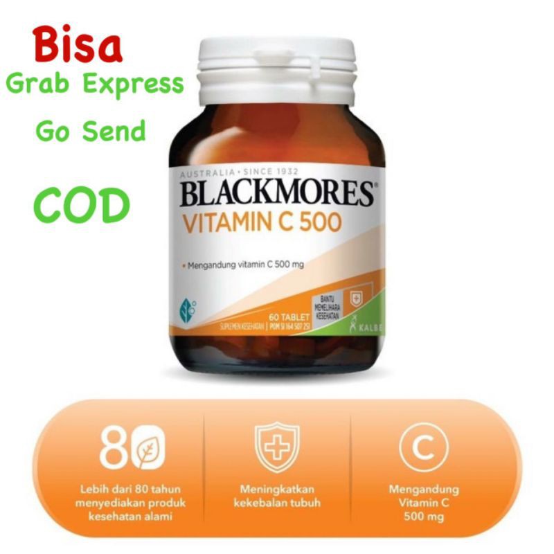 Blackmores Vitamin C 500mg isi 60 tablet ORIGINAL