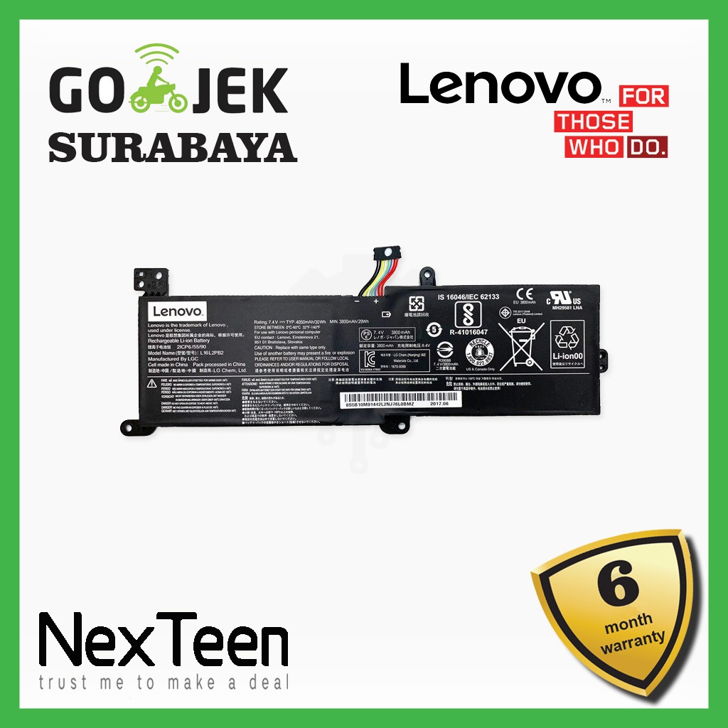 Original Baterai Laptop Lenovo 320 320-14isk 320-ast ideapad 320-14ikb