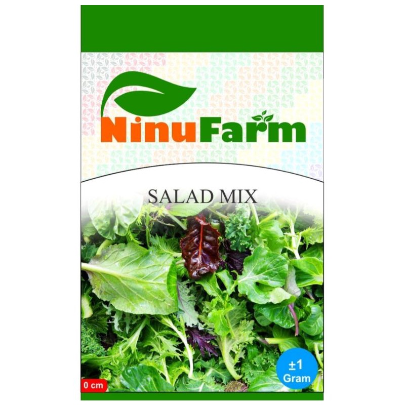 Benih Salad Mix / Bibit Lalap Salad Warna Warni Sayuran Segar