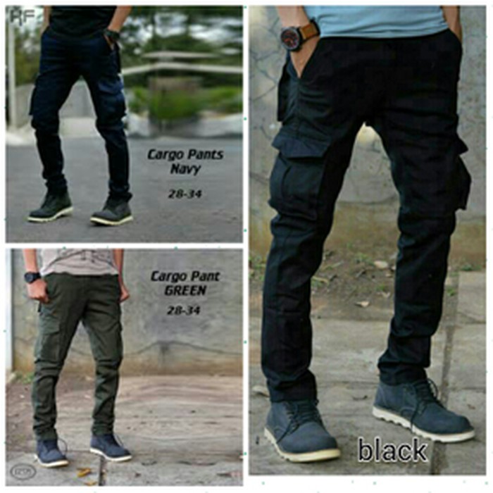 Celana Cargo Panjang Kanvas / Celana PDL / Celana Panjang Pria