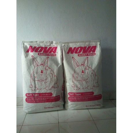 Makanan Kelinci/Pakan Kelinci/Pelet Kelinci merk Nova Repack 1kg