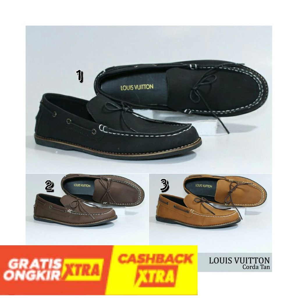 ORIGINAL  - [LV] LOUIS VUITTON CORDA CASUAL FORMAL MEN PRIA termurah terlaris berkulitas keren