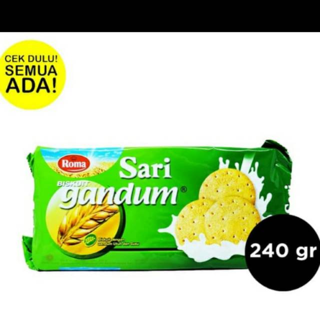 

Roma Biskuit Sari Gandum 240 gram