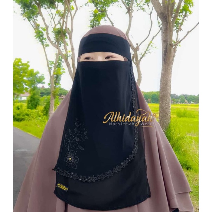 Termurah Niqob izdihar chiffon silky premium