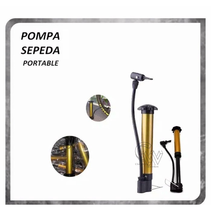 Cheaper-Alat Pompa Mini Serbaguna Pompa Sepeda dan Motor Portable Pompa Bola / Pompa Angin Ban Serbaguna Pompa Mini Portable