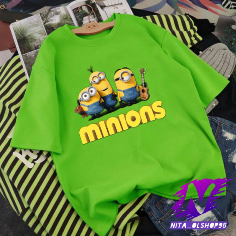 kaos Minions baju kaos anak dan dewasa karakter minions