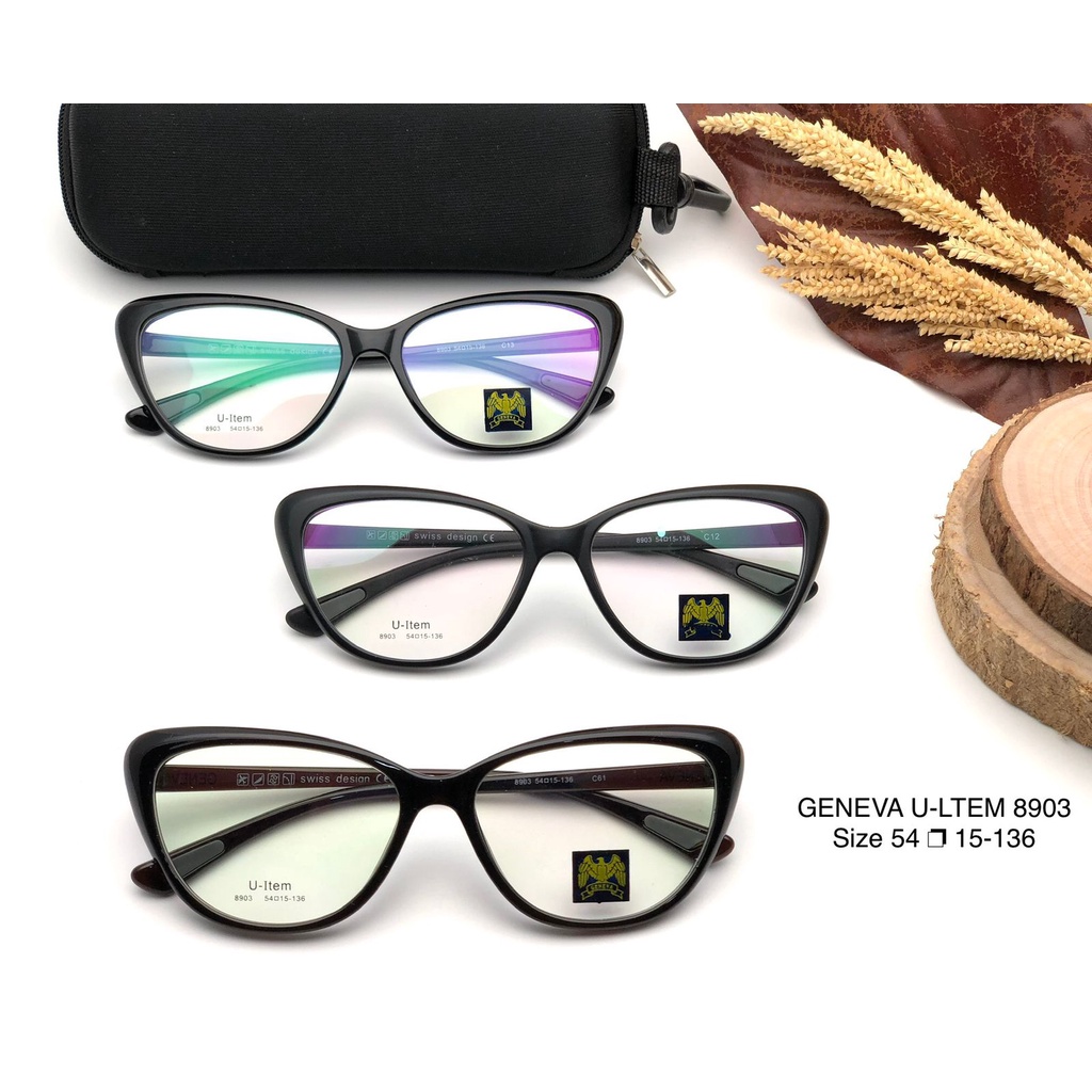 KACAMATA FRAME WANITA GENEVA 8903 FULLSET