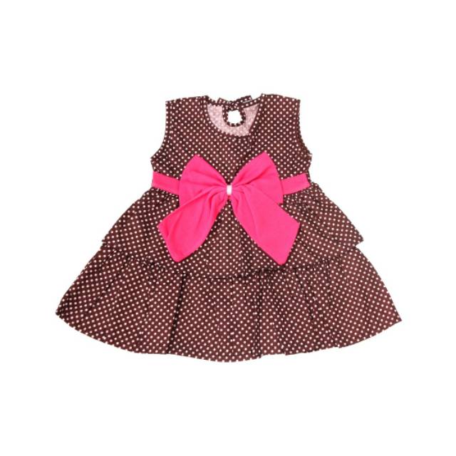 Dress Polkadot Bayi/Baju Bayi Perempuan/Terusan Bayi/Gaun Bayi Polkadot
