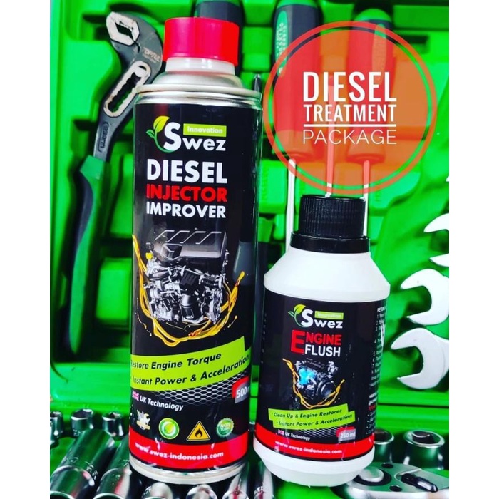 Swez - Paket Diesel Injector Improver dan Engine Flush