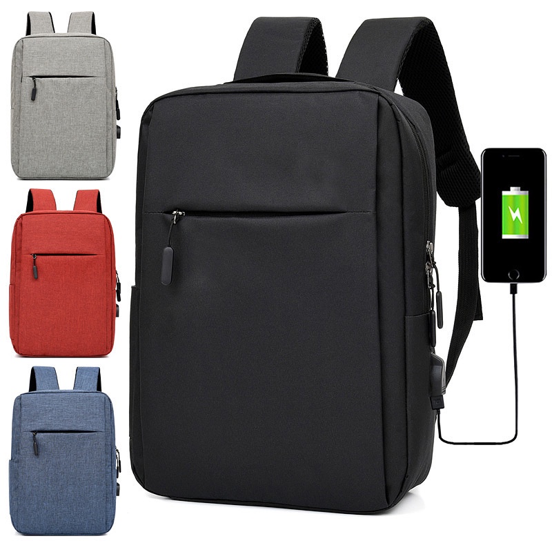 Tas Ransel Pria Tas Sekolah Anak USB Charger Waterproof Backpack Import Murah