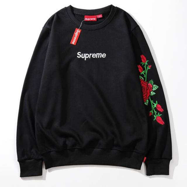 supreme rose sweater