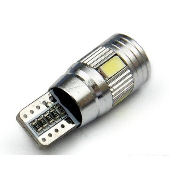 Lampu LED T10-5630-6SMD PCB CANBUS