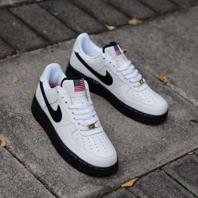 (PROMO) SEPATU PRIA NIKE AIR FORCE ONE TED TES USA FLAG
