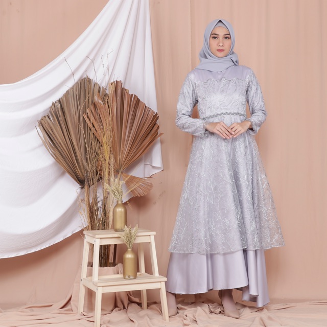 GAUN ZELINE / GAUN PESTA / GAUN KONDANGAN / GAMIS PESTA