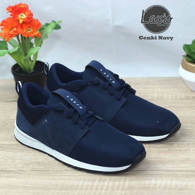 Sepatu Casual Sneakers Pria Lavio Genki Original Sekolah Kuliah Santai