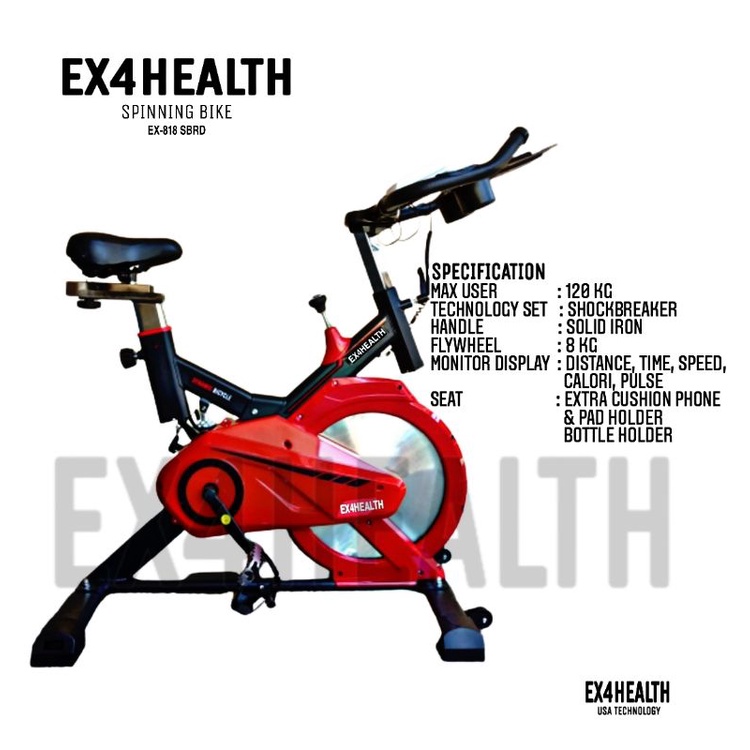 Spinning Bike Ex4health EX-818 SBRD