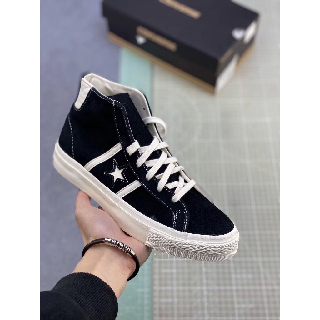 converse star&bars suede hi