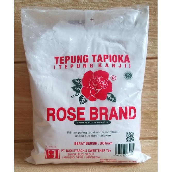 ✔MURAH Tepung Tapioka Rose Brand 500gr / Tepung Kanji