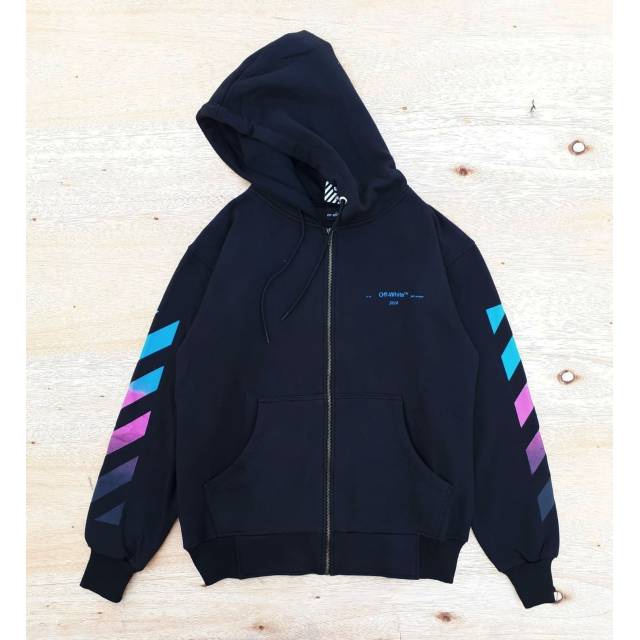 Zipper Hoodie Off-White