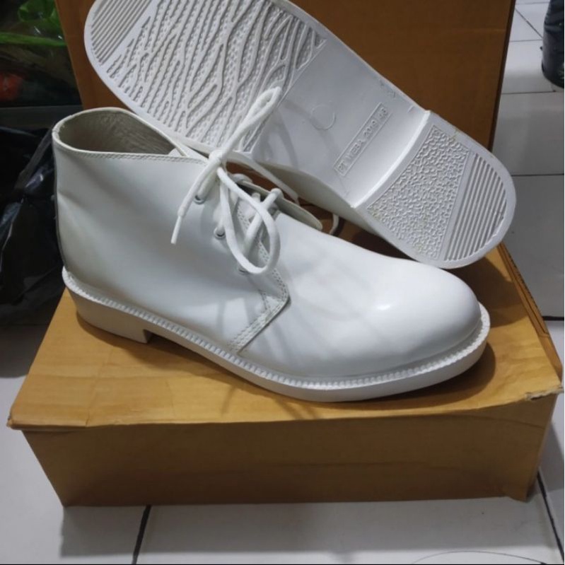 Sepatu PDH putih tali weba AD Original