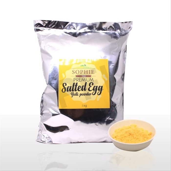 

Enak SOPHIE SALTED EGG YOLK POWDER PREMIUM SOPHIE BUBUK TELUR ASI