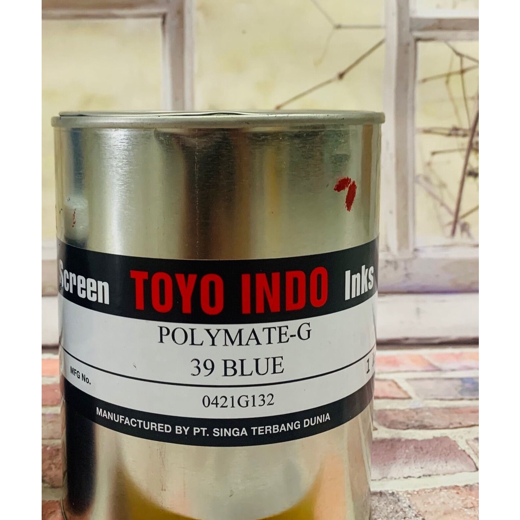 

Tinta toyo polymate biru G-39/ tinta sablon/ tinta plastik