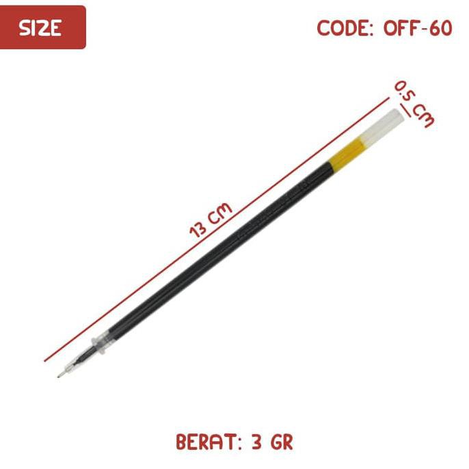 Refill Isi Gel Pen Kenko 0.5 Mm Harga Per Pcs (Off-60)