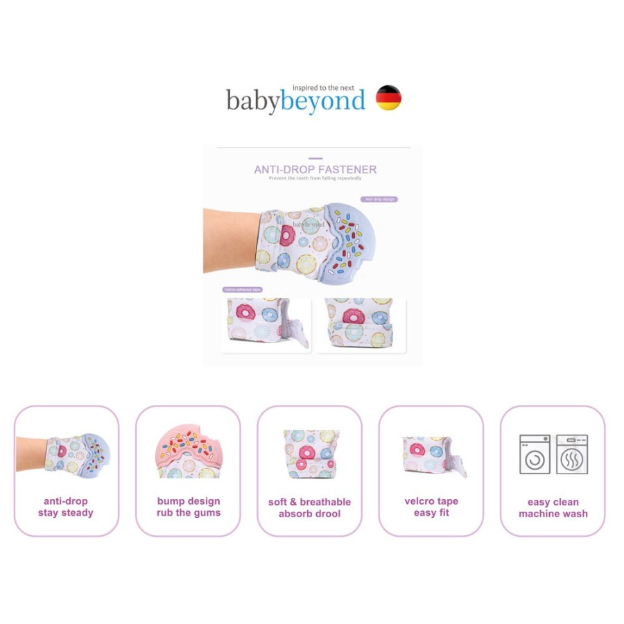 BABY BEYOND SILICONE TEETHER GLOVE / BB1044