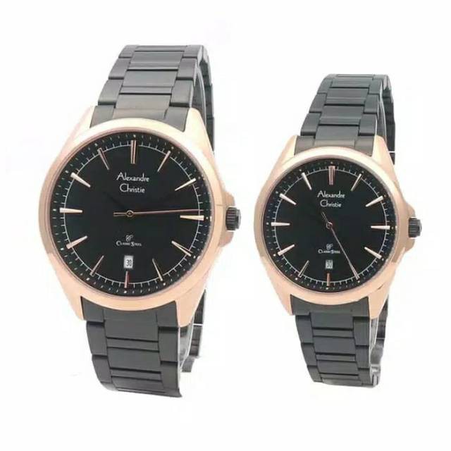 Jam Tangan Alexandre Christie Pria / Wanita 8580 AC8580 AC 8580 Original Couple Edition