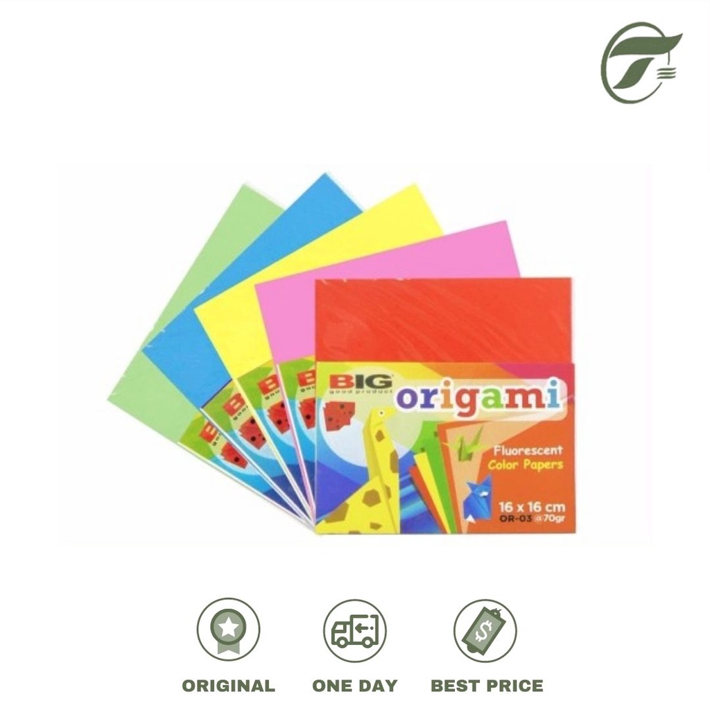 

KERTAS LIPAT ORIGAMI FLUORESCENT 12X12/14X14/16X16 BIG