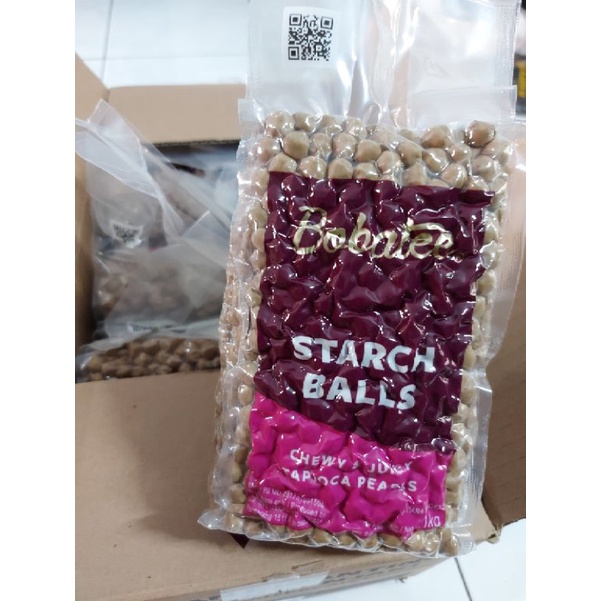 

bobatee 1kg murah/starch ball bobatee 1kg/tropical bubble/bubble pearl hitam/bubble tea
