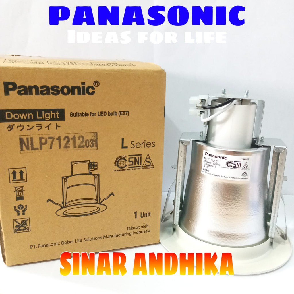 DOWNLIGHT L SERIES COOL WHITE FROSTED 3 INCH PANASONIC NLP 71212